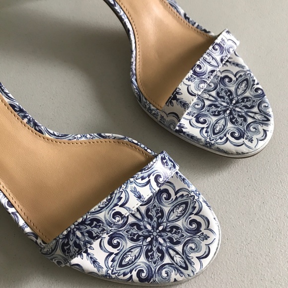 {Talbots} Trulli Ornate Tile Leather Sandals - Picture 5 of 8